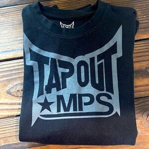 Tapout Black and Gray Graphic Cotton Thermal
